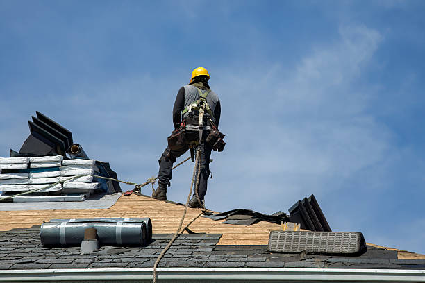 Professional Roof Installation technician working in Flat Rock, NC